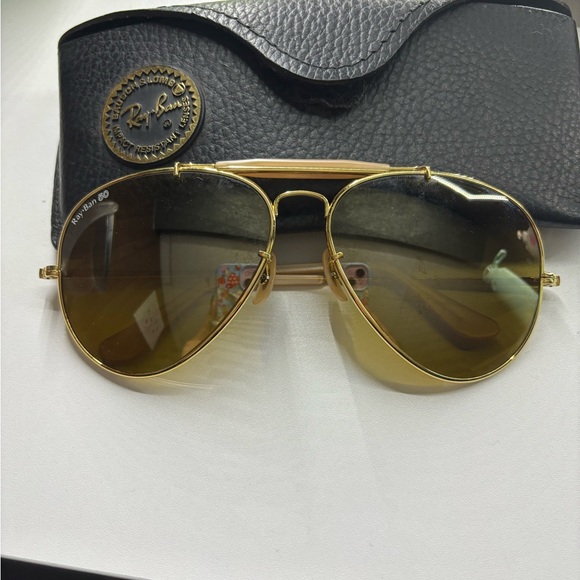 Authentic Vintage RayBan B&L Aviator 50th Anniversary 1987 The